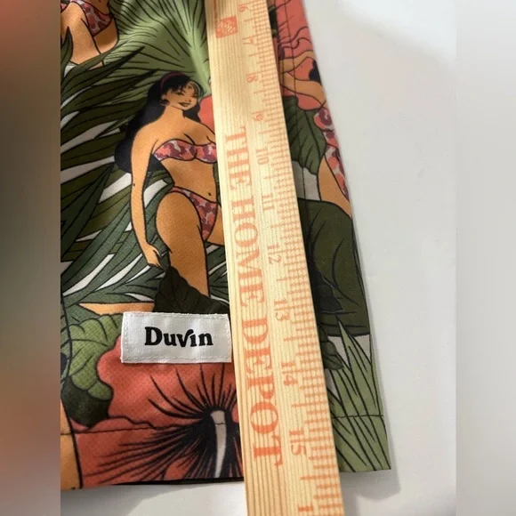 DuVin Design Beach Babes Tropical Print Swim Shorts, Novelty, Quick Dry Fabric. - Picture 13 of 15